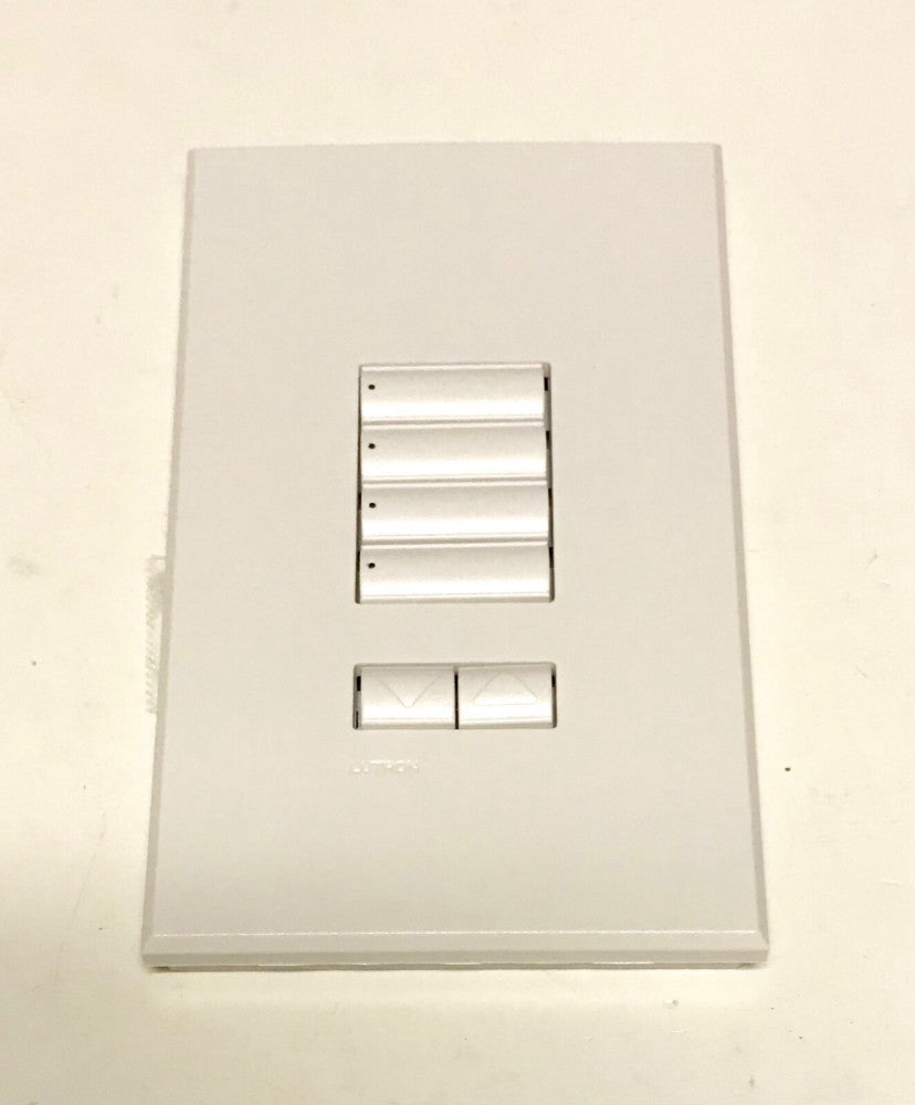 LUTRON CUST GRX 10B QSWS2R 5CN WH CPN5282 See Touch QS Light Dimmer Controller 