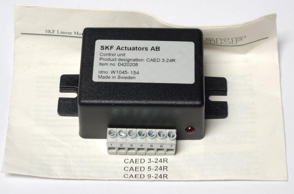 SKF ACTUATORS AB CAED 3-24R 040208 Actuator Motor Control Module 24 VDC 3-9 AMP