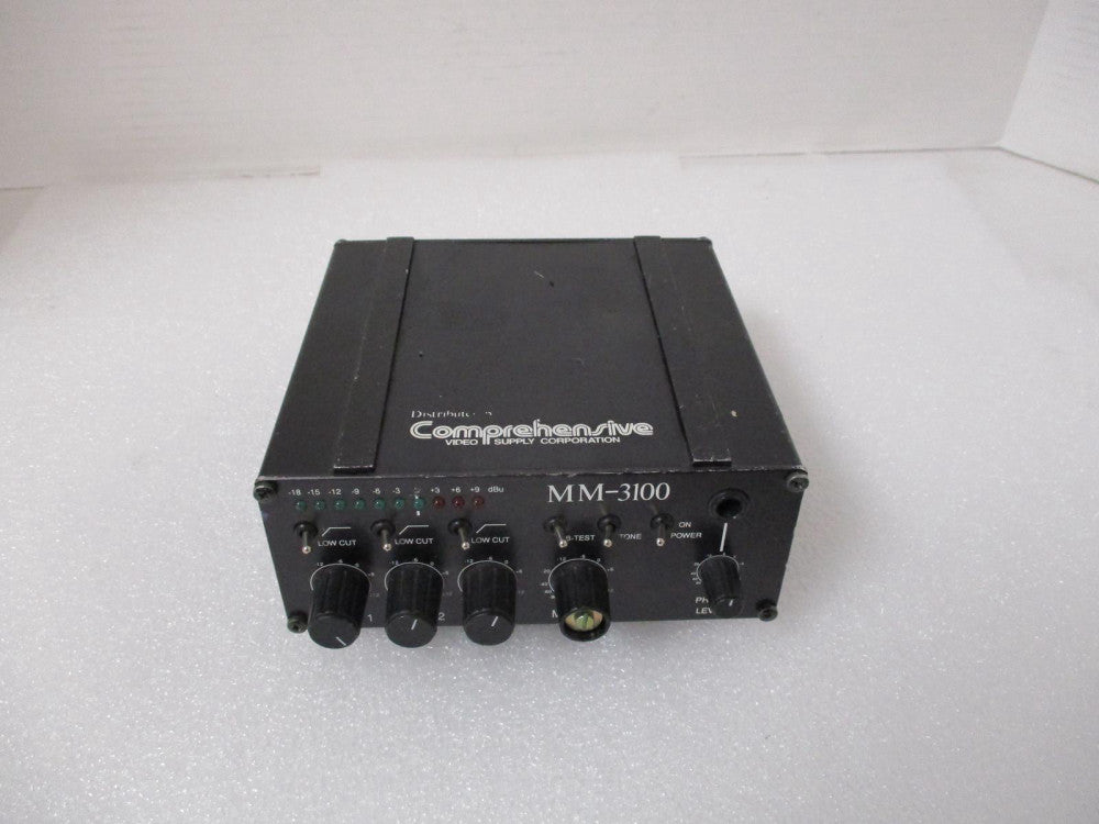 COMPREHENSIVE MM-3100 3 INPUT FIELD MIXER