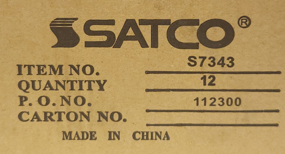 BOX CASE OF 12 SATCO S7343 Energy Saver CFL 3 Way SPIRQAL 12/20 LAMP BULB 26W