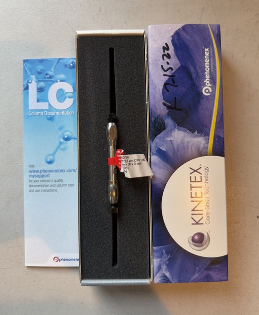 Phenomenex Kinetex 00B-4462-Y0 2.6 µm C18 100 Å LC Column 50 x 3 mm 
