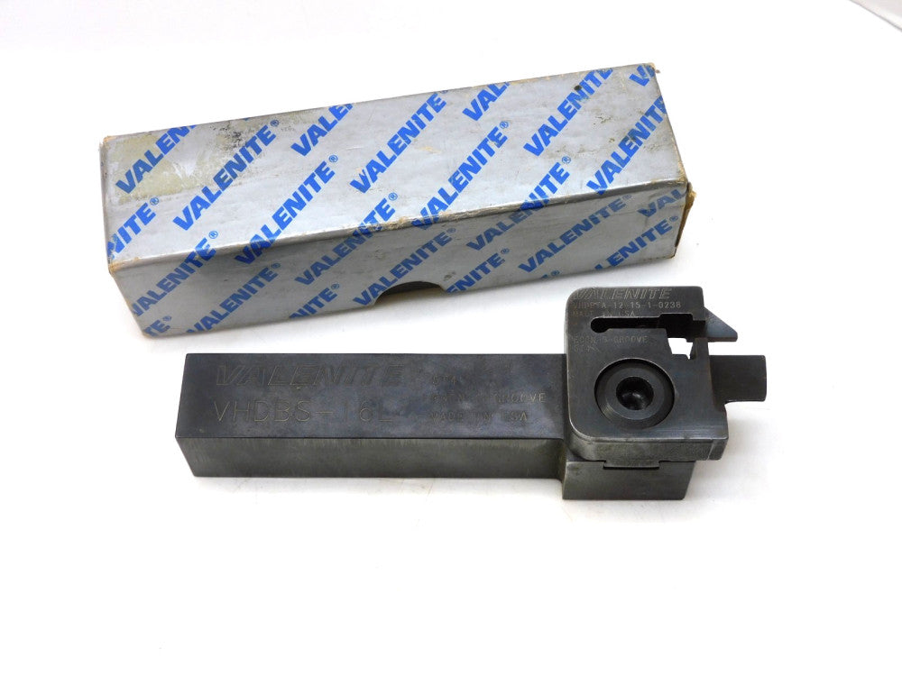 VALENITE VHDBS-16L GROOVING SHANK TOOL HOLDER ECON-O-GROOVE VHDBTA-12-15-1-0238
