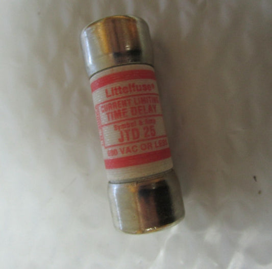 NEW LITTELFUSE TIME DLAY FUSE JTD 25 25A AMP 600Vac
