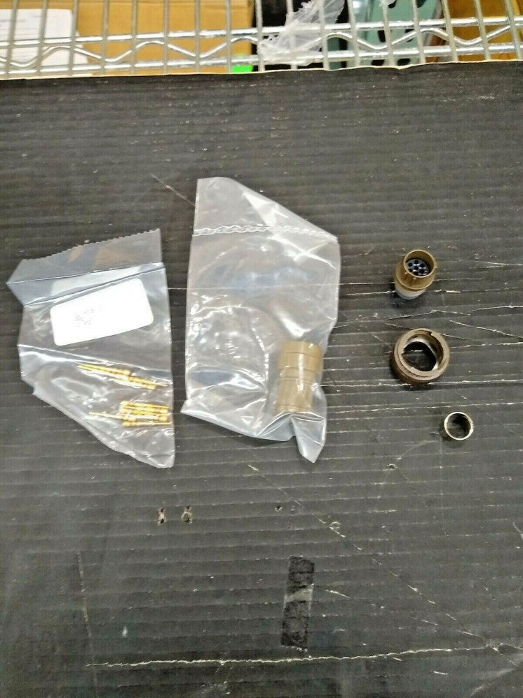 New, ITT Cannon, KPSE6US12-10P, CONN PLUG MALE 10POS GOLD CRIMP