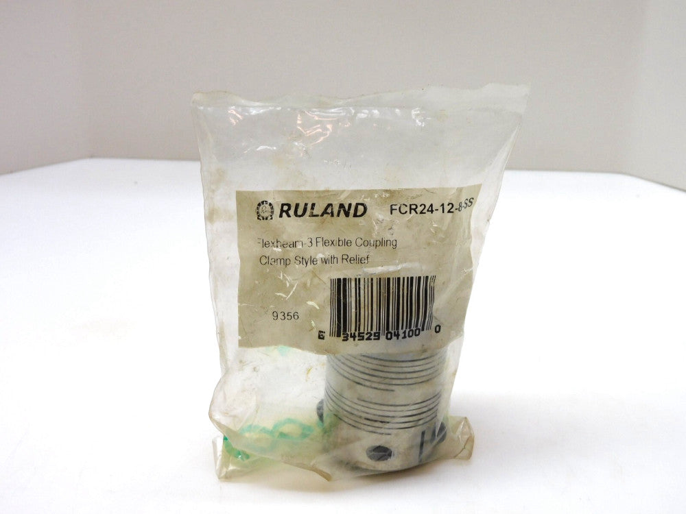 RULAND FCR24-12-8-SS STAINLESS STEEL FLEXBEAM FLEXIBLE COUPLING CLAMP 1/2 X 3/4"