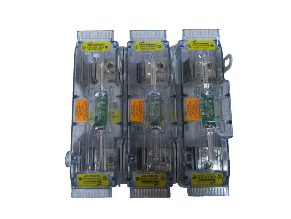 Bussmann JM60100-1CR Fuse Block Module Holder 100A 600V CVRI-J-60100-M
