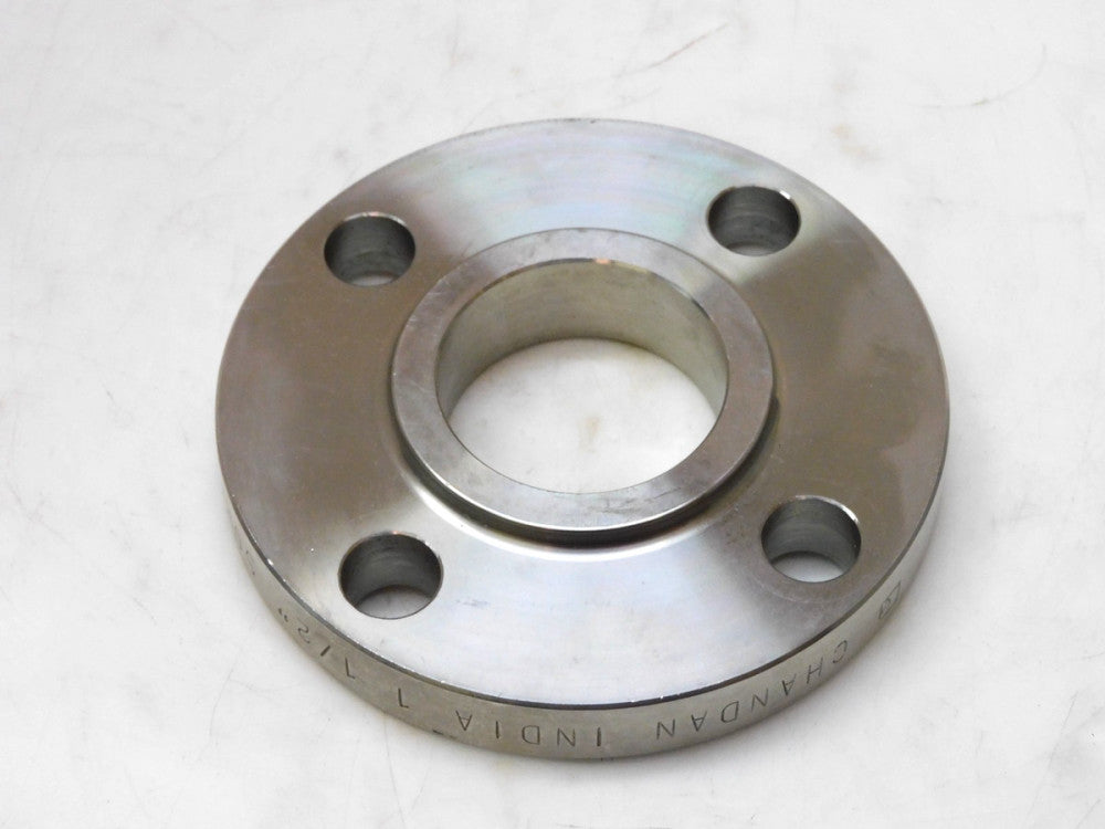 CHANDAN 1-1/2" WELD IN 4 BOLT RAISED FACE 316 STAINLESS FLANGE SA/A182 CH-13694
