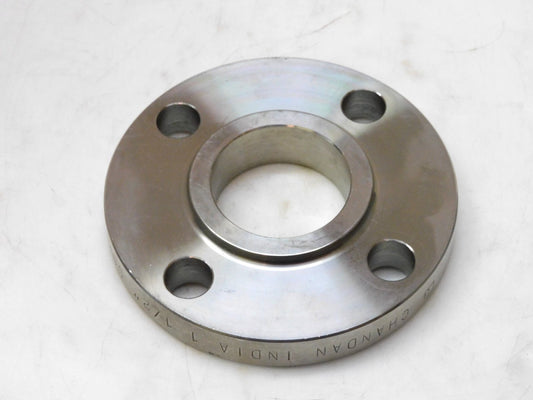 CHANDAN 1-1/2" WELD IN 4 BOLT RAISED FACE 316 STAINLESS FLANGE SA/A182 CH-13694