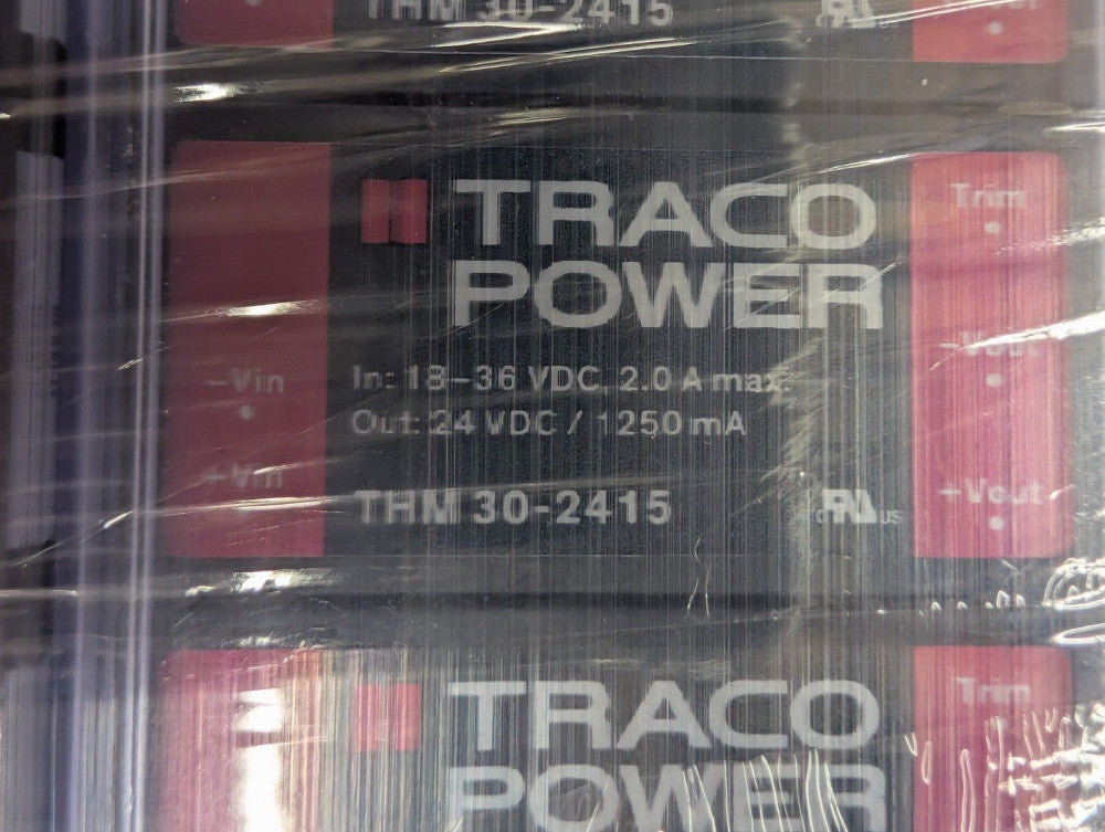 New, Traco Power, THM30-2415, Isolated DC/DC Converters - Through Hole 30W 9-36V