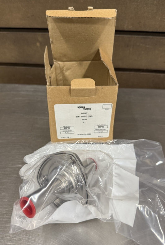 Spirax Sarco BTM7 3/4" Balanced Pressure Thermostatic Clean Steam Trap 1801761
