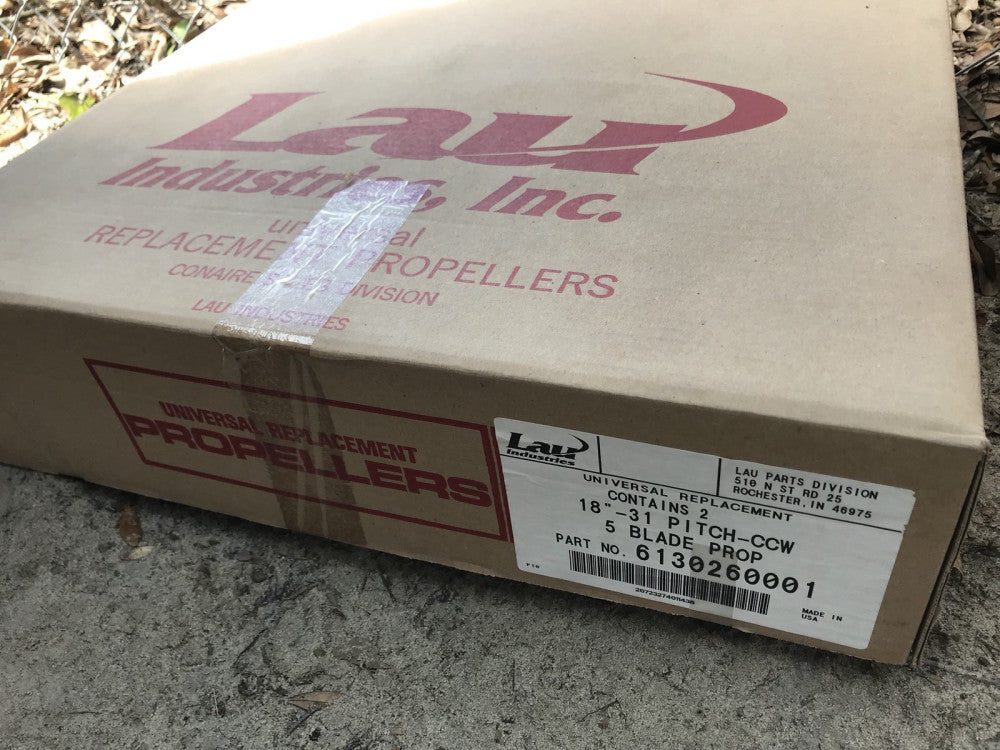 Lau 5-Blade 18" 31 Pitch CCW Condenser Blade # 6130260001 (qty 2 per box)