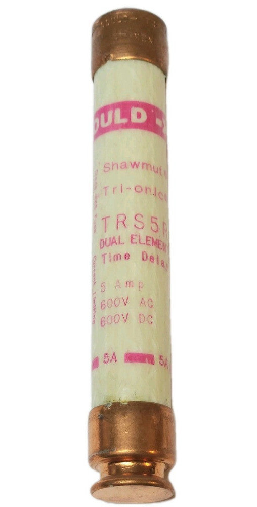 GOULD SHAWMUT Trionic TRS5R Time Relay Fuse 5 AMP 600 VAC DC