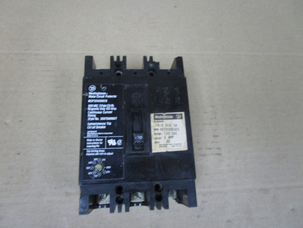 WESTINGHOUSE BREAKER MCP331000CR 100A AMP 600Vac 3 POLE