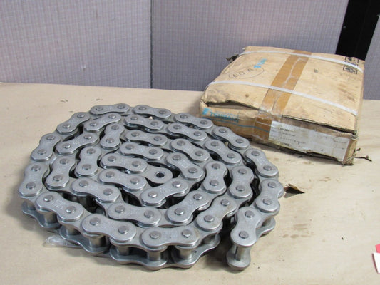 TSUBAKI S/S STAINLESS RIVET ROLLER CHAIN EUC3701301 RS 140SS 1RP 1-3/4" 10' FT