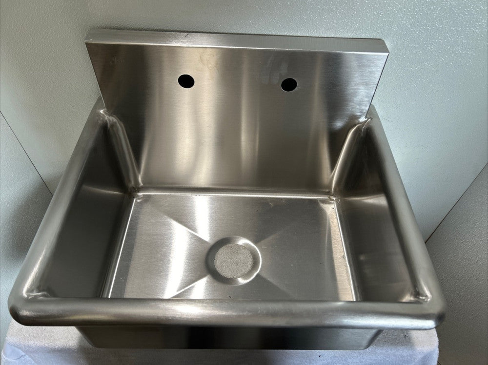 Just Manufacturing JS-122-2 Single Compartment 14ga T-304 Stainless Steel Sink