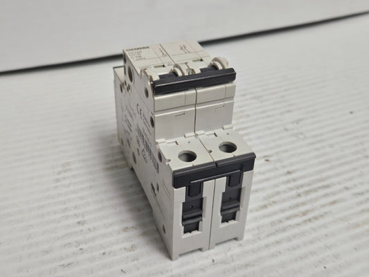 SIEMENS CIRCUIT BREAKER 5SY65 MCB C10 5SY6510-7 10 A AMP 230V 2P 2 POLE - USED