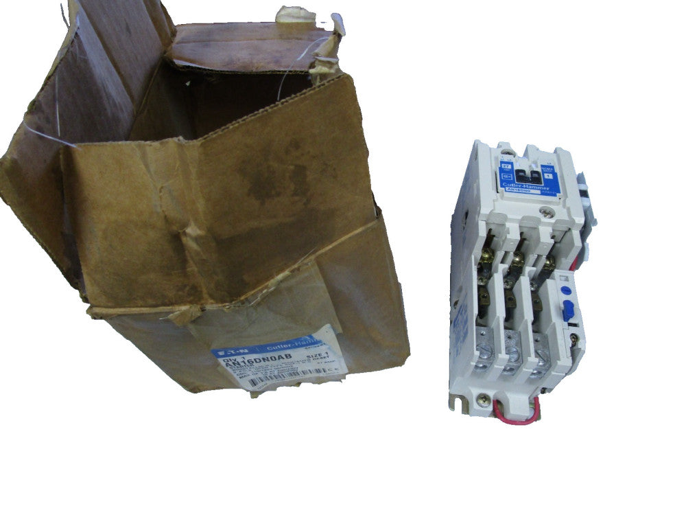 Cutler-Hammer AN16DN0AB Size 1 Starter 120V Coil Ser B1 27A Amp