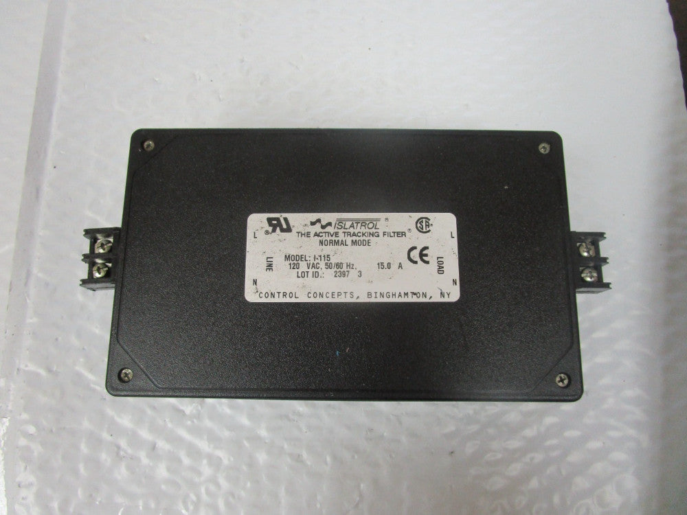 Islatrol Active Tracking Filter Model I-115 120Vac 15.0A