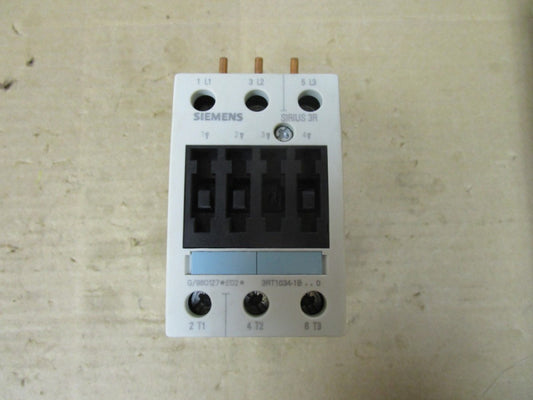 SIEMENS CONTACTOR 3RT1034-1BB40 24V COIL 3RT10341BB40