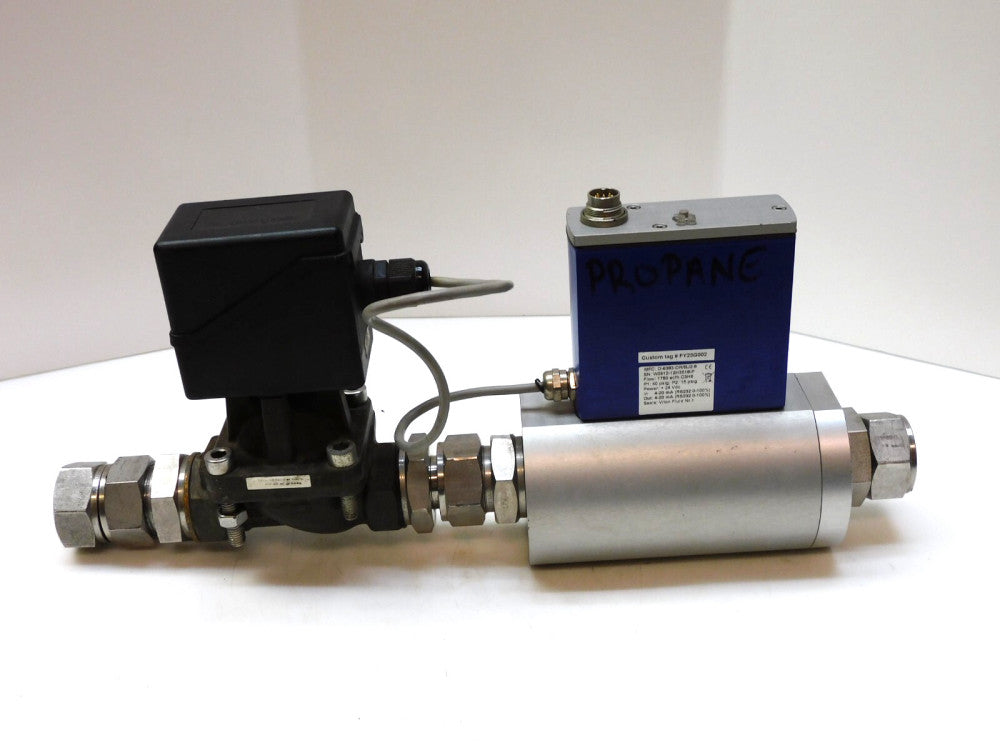 M+W INSTRUMENTS MASS STREAM MASS FLOW CONTROLLER ASSEMBLY D-6383-DR/BJ2.8