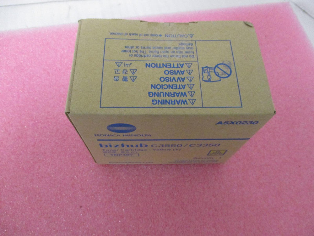 KONICA MINOLTA A5X0230 BIZHUB C3850/C3350 YELLOW TONER CARTRIDGE TNP48Y