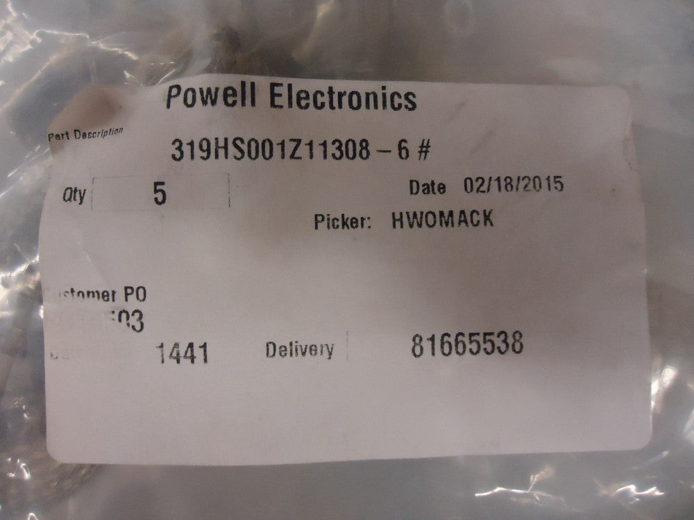319HS001Z11308-6 GLENAIR SHRINK BOOT ADAPTERS STAINLESS STEEL BRAND NEW!