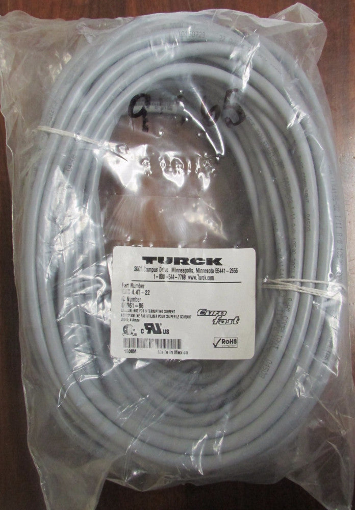 TURCK RKS 4.4T- 22 Euro Fast Cable U0961-86