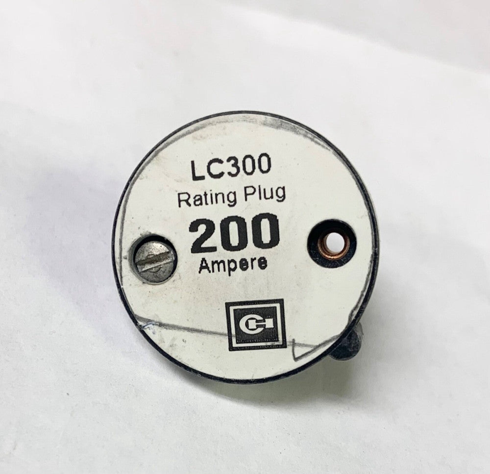 WESTINGHOUSE CUTLER HAMMER 3LC200 Type LC300 Rating Plug 200 AMP 2608D88G08 