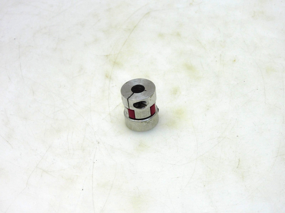 NO NAME 2-JAW ALUMINUM FLEXIBLE SPIDER STEPPER MOTOR COUPLING 6MM X 8MM ID