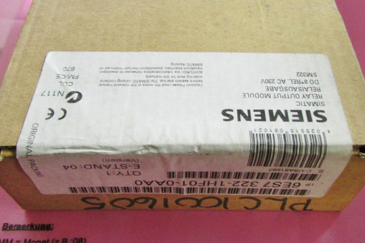 SIEMENS SM322 SIMATIC Relay Output Module 6ES7 322 IHF01 0AA0 *SEALED*