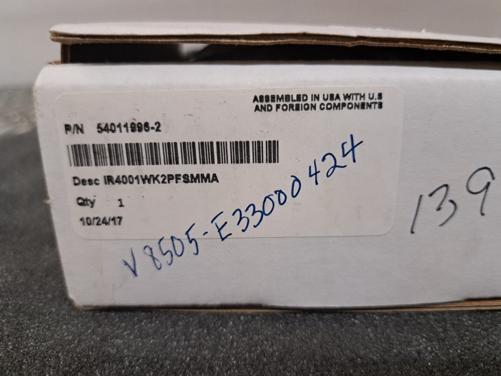 New, Parker, 54011996-2, Model IR4001WK2PFSMMA VALVE
