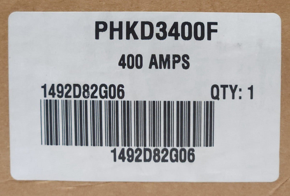 Eaton PHKD3400F 3 Pole 400 AMP PHKD HKD HKD3400F Breaker Frame Only NO Labels