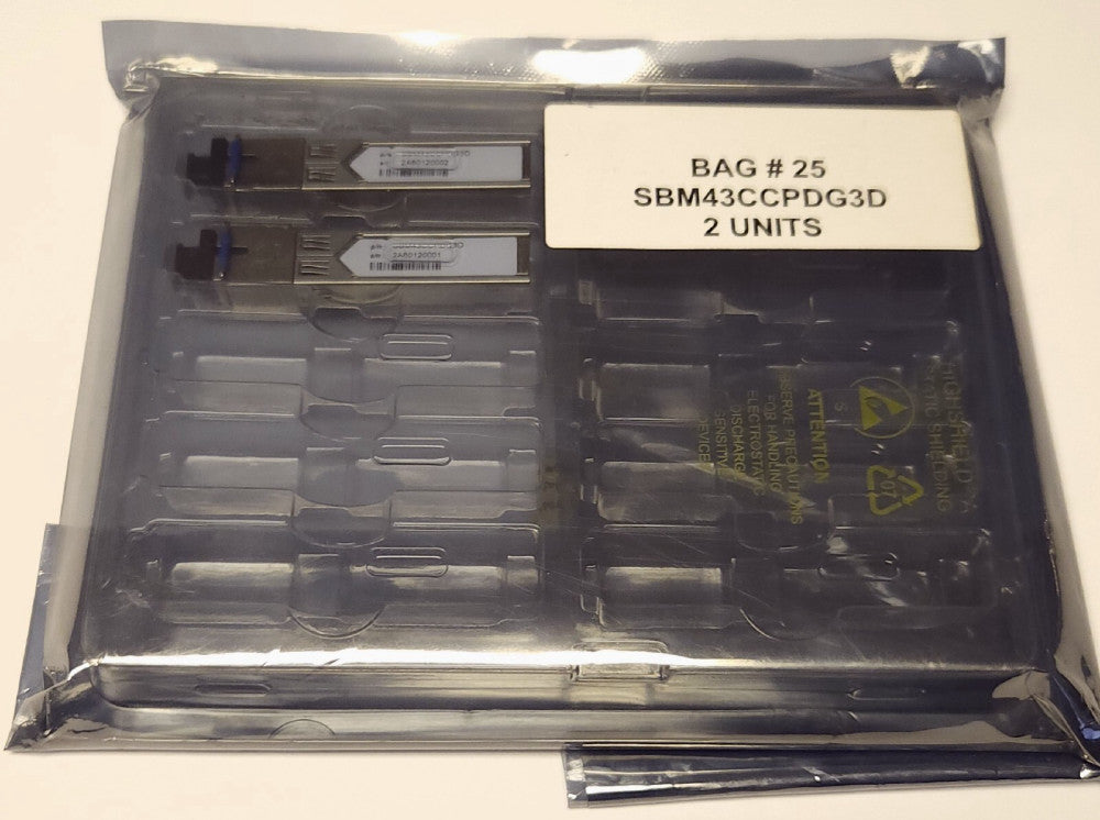 LOT OF 2 HILINK GPON OLT SBM43CCPDG3D Single Fiber Transceiver Module