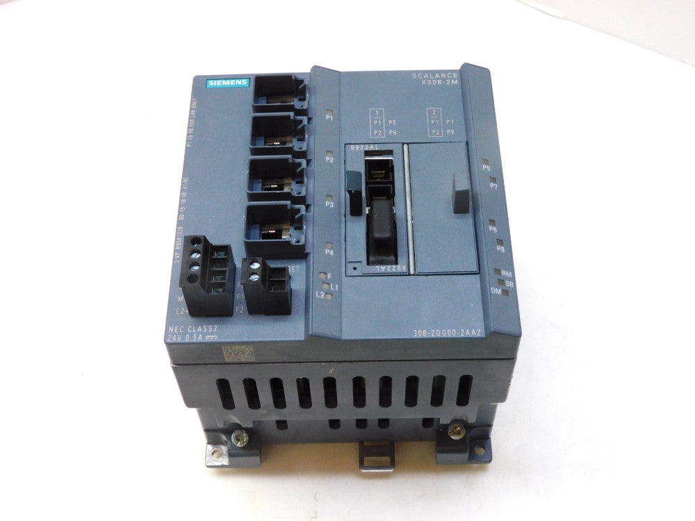 SIEMENS 308-2GG00-2AA2 SIMATIC NET ETHERNET SWITCH X308-2M 6GK5308-2GG00-2AA2