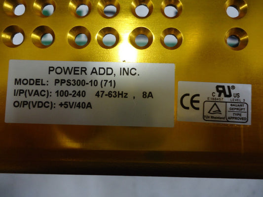 PPS300-10, Power Add, 300 Watt U-channel 5VDC O/P, BRAND NEW!