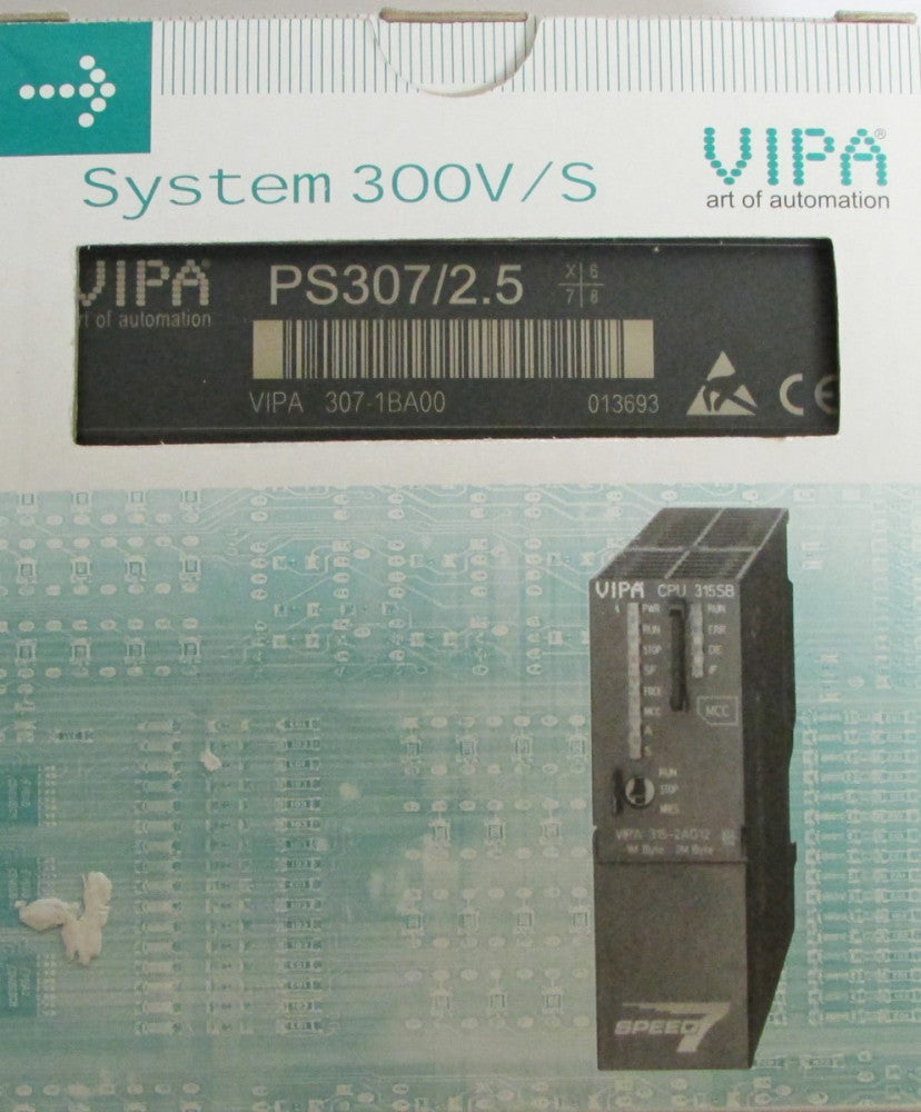 VIPA PS307/2.5 System 300V/S SIEMENS 307 1 BA00 Power Supply PS307 2.5