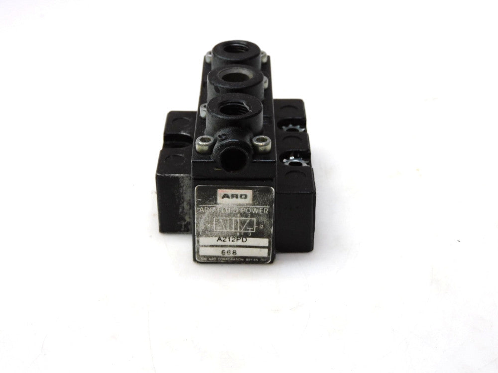 ARO FLUID POWER A212PD PNEUMATIC SOLENOID VALVE