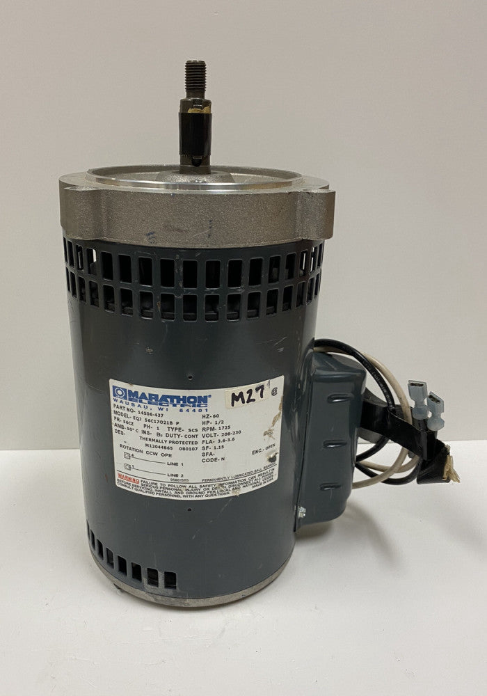 Marathon Electric EQJ 56C17021B 1/2 HP 1725RPM 1PH SCS 208-230V 14506-437 Unused