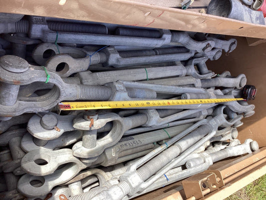 1-3/4" X 18" CROSBY JAW & JAW GALVANIZED TURNBUCKLE