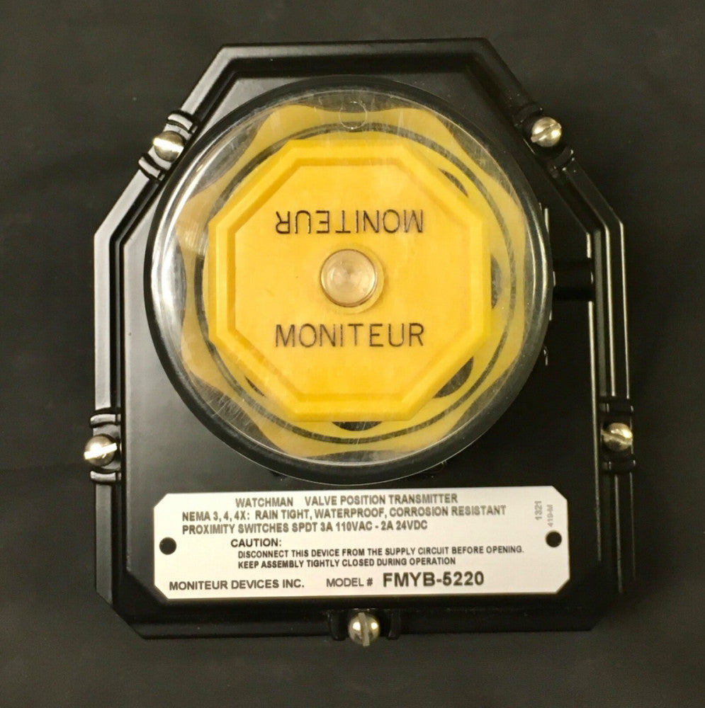 MONITEUR FMYB 5220 Watchman VPT Valve Position Transmitter 110 VAC 24 VDC