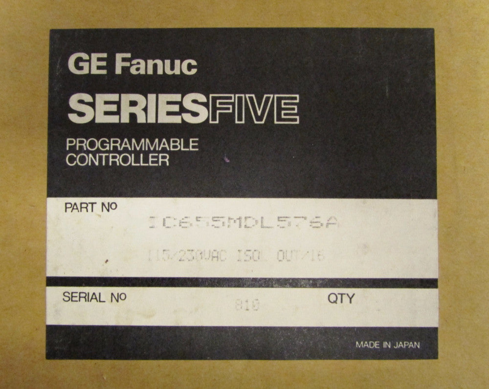 GE FANUC IC655MDL576A Series Five Output Module