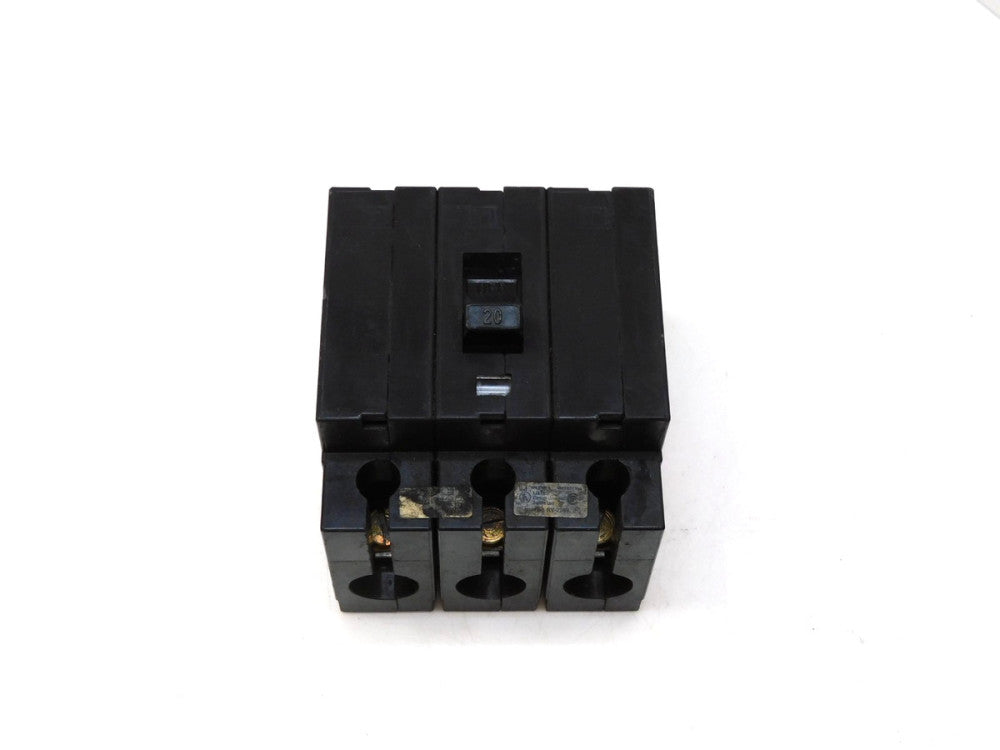 SQUARE D CIRCUIT BREAKER EHB34020 20 A AMP 3P 3 POLE 480Y/277V #1