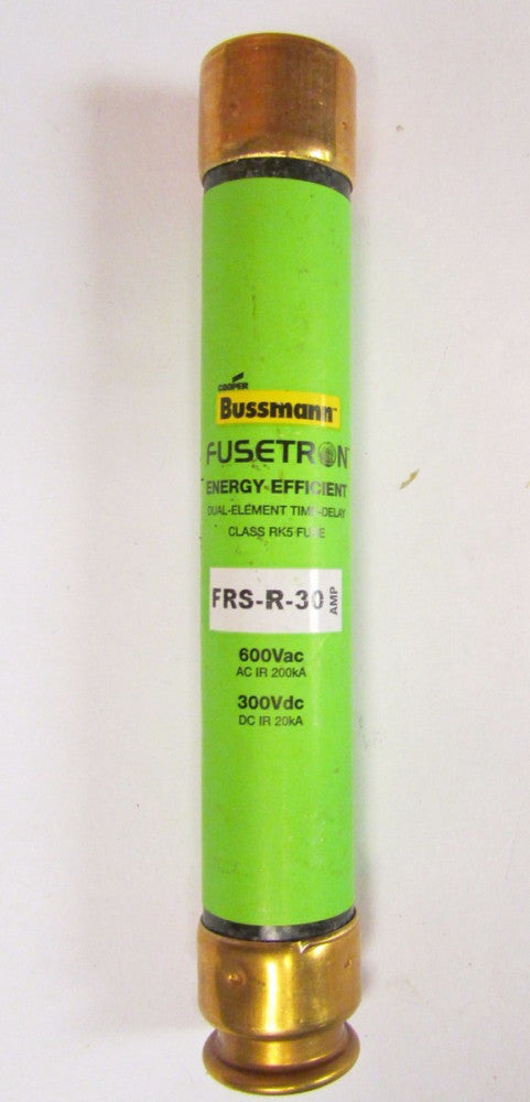 FUSETRON COOPER BUSSMANN FRS R 30 600 VAC 300 VDC 30 Amp Fuse 