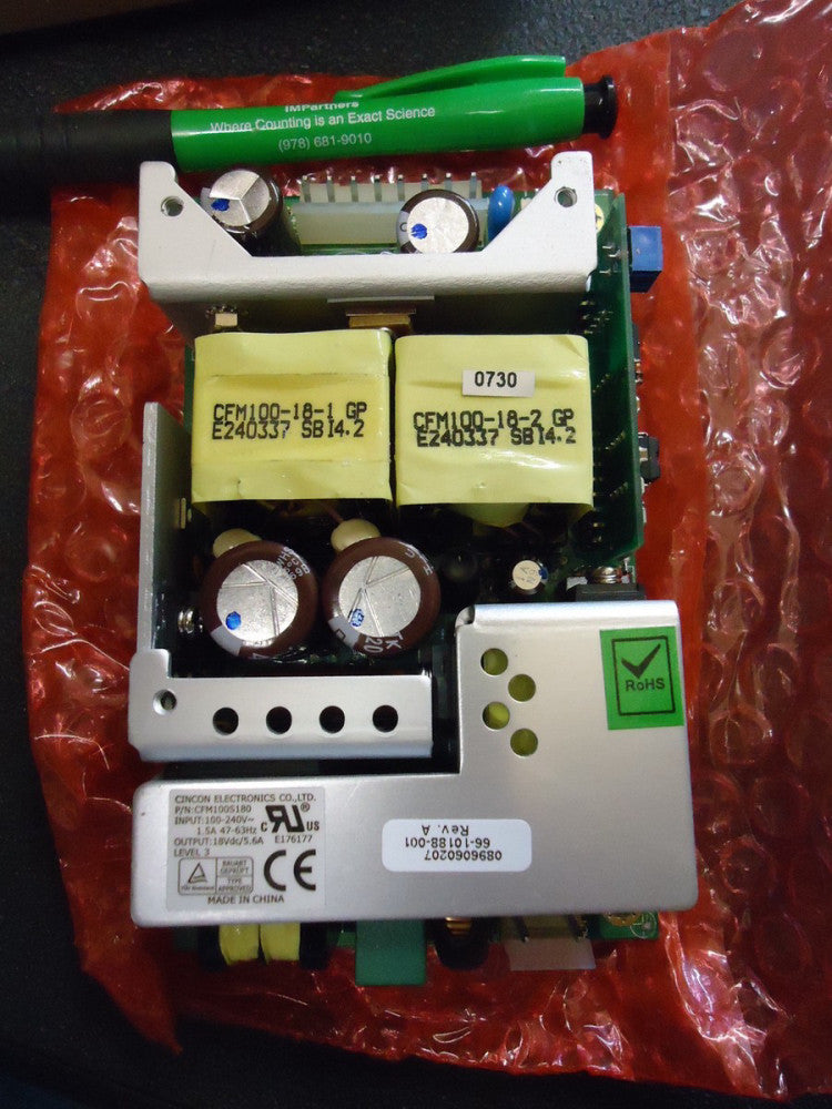 New, Cincon, CFM100S180, 100W, OPEN FRAME AC-DC POWER MODULE, PFC, SINGLE OUTPUT