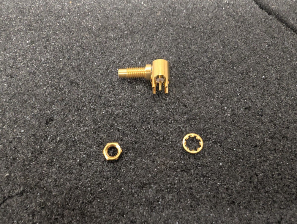 New, Emerson, 131-6701-341, CONN SMC JACK R/A 50 OHM PCB - Lot of 3pcs
