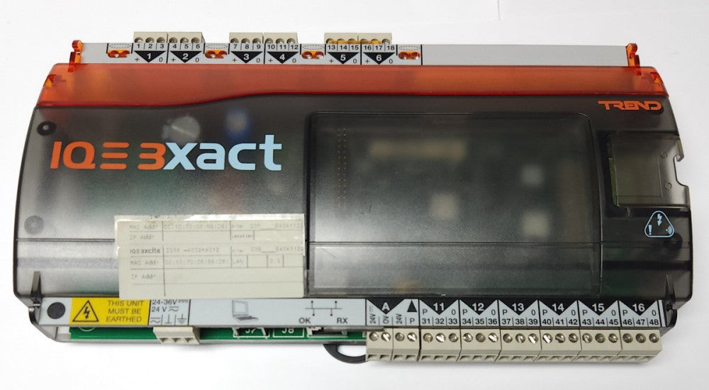 TREND IQ3XACT 12 USA UL BAC 24 IQ31 4002K4012 BACNET IP Controller Module IQ