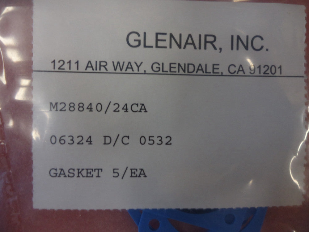 M28840/24CA Glenair Gasket Brand New!