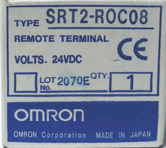 OMRON SRT2 R0C08 Remote Terminal OUT 24 VDC Output Module