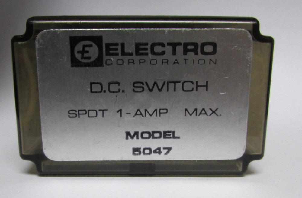 ELECTRO CORPORATION Model 5047 SPDT 1 Amp DC Switch Relay