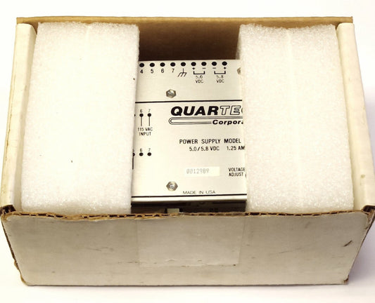 QUARTECH Model 8550 Power Supply Input 115-230 VAC Output 5.0 5.8 VDC